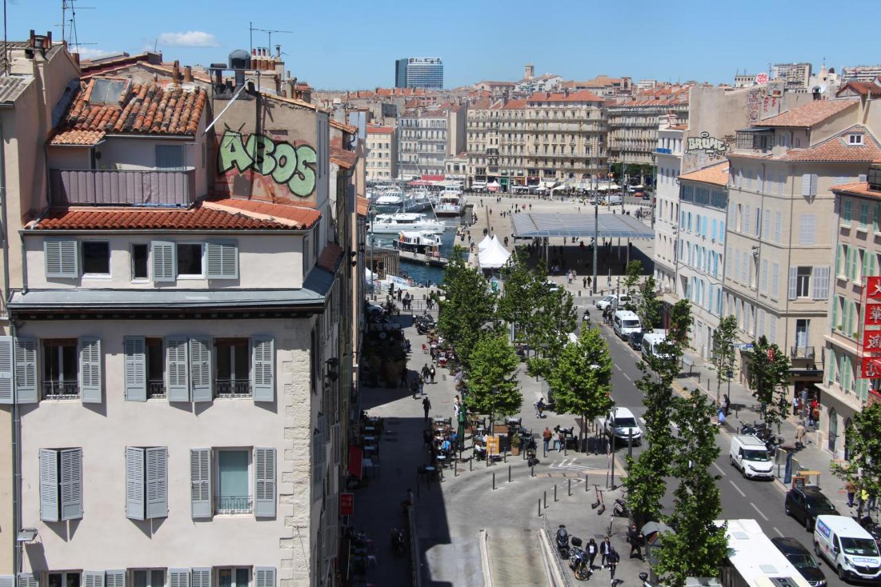 Superbe Duplex Avec Vue Imprenable Sur Le Vieux Port Marselha Exterior foto